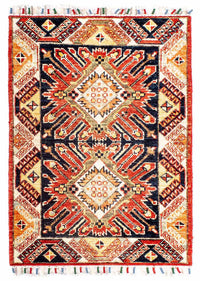 Alfombra Ziegler - Kazak - 87 x 62 cm - rojo