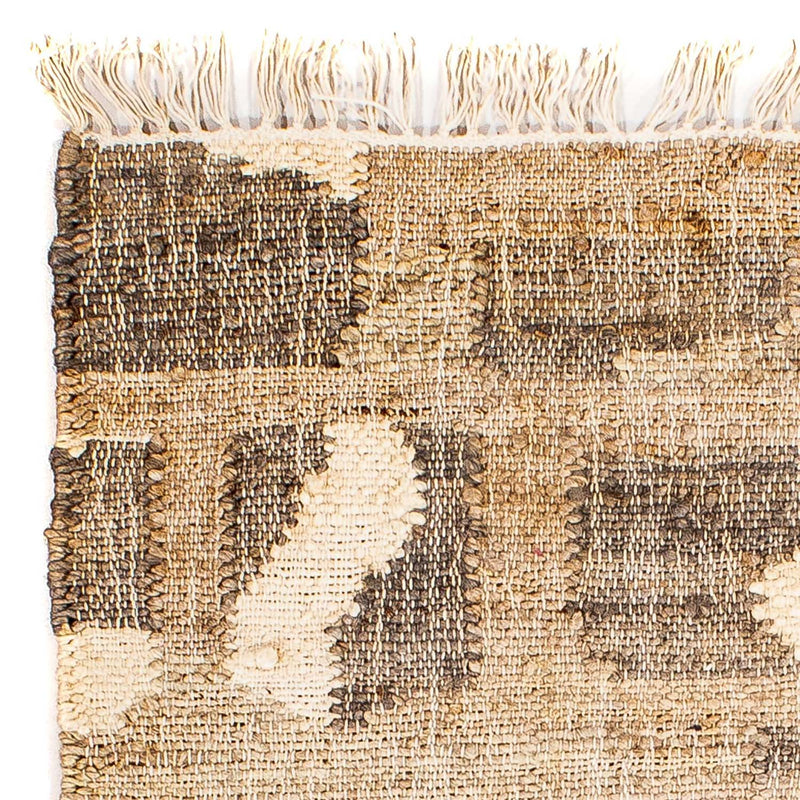 Alfombra Kelim - Tendencia cuadrado  - 62 x 61 cm - marrón claro