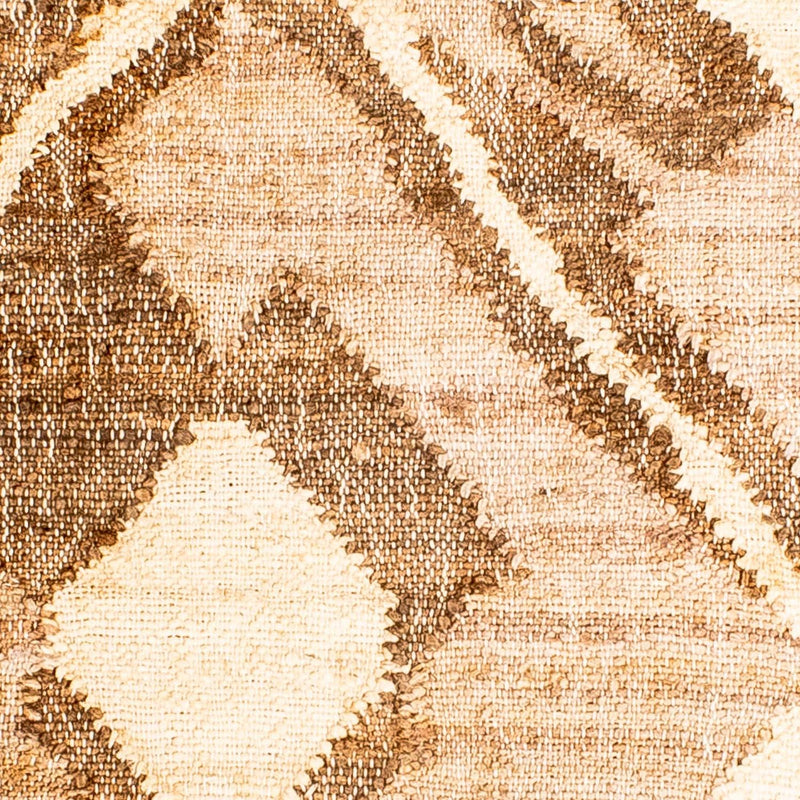 Alfombra Kelim - Tendencia cuadrado  - 63 x 62 cm - marrón claro