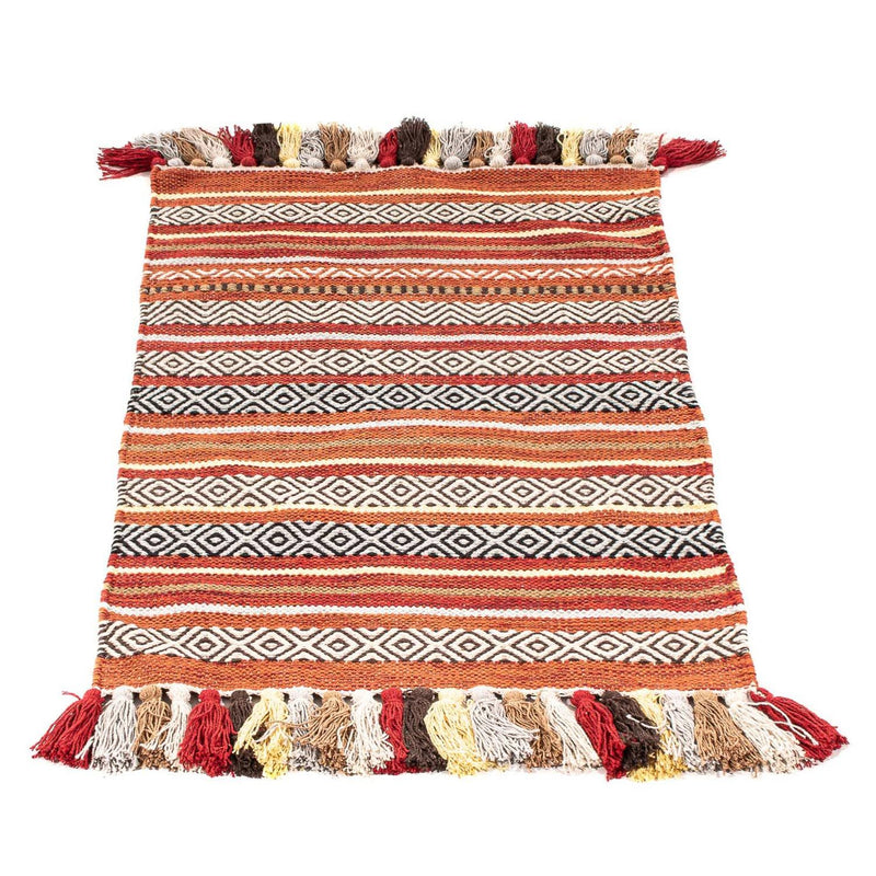 Alfombra Kelim - Tendencia - 94 x 58 cm - multicolor