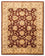 Alfombra Ziegler - 219 x 178 cm - rojo burdeos