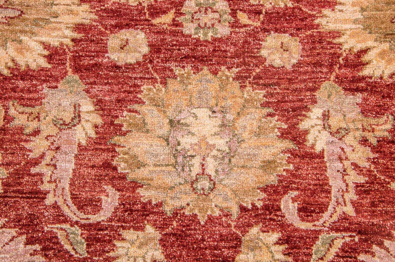 Alfombra Ziegler - 219 x 178 cm - rojo burdeos