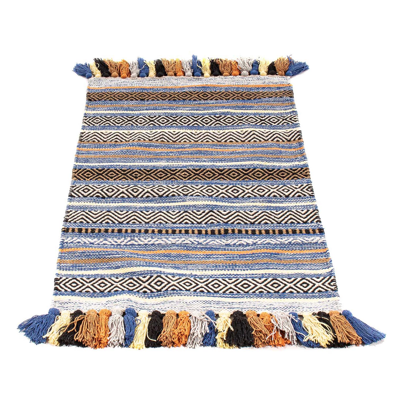 Alfombra Kelim - Tendencia - 94 x 58 cm - multicolor