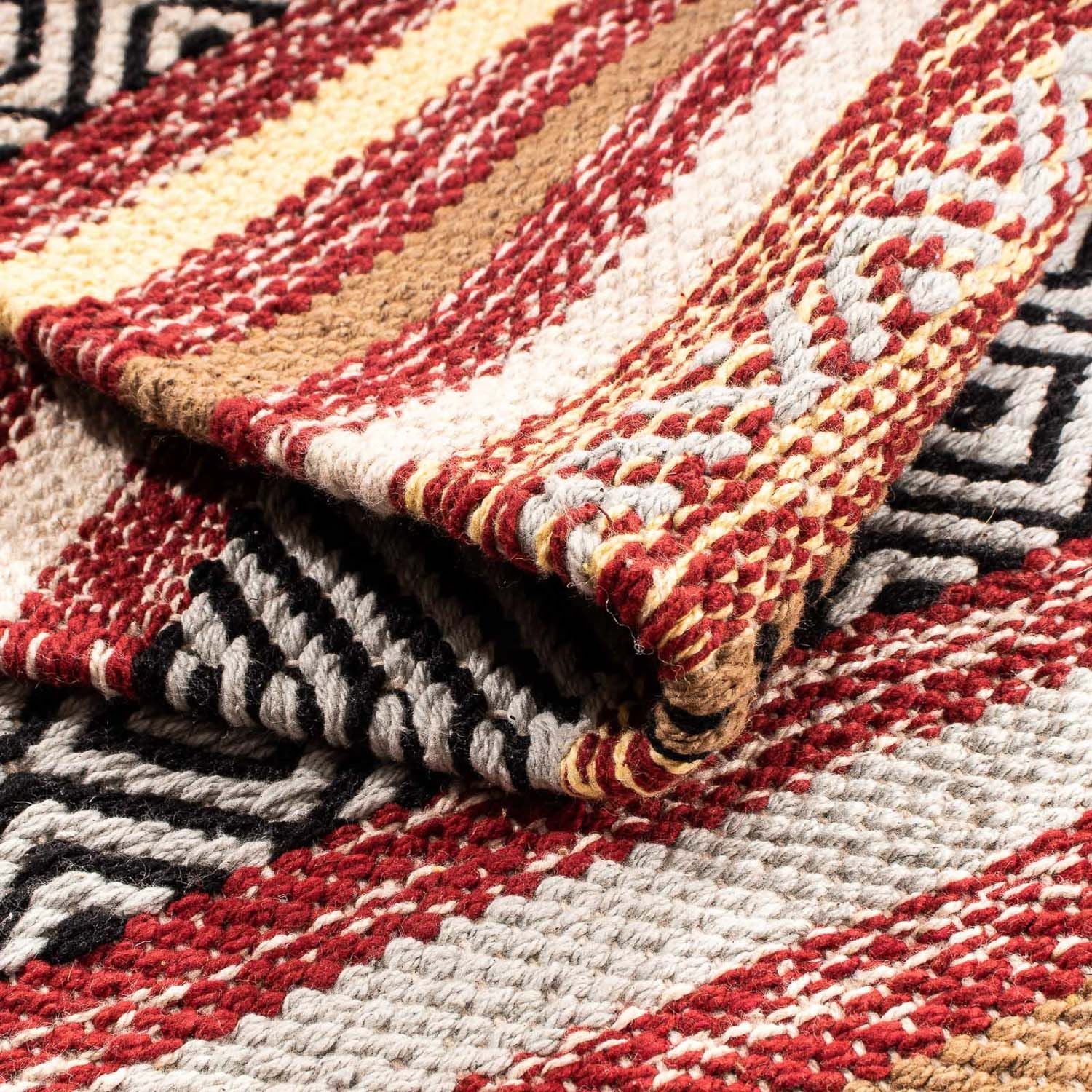 Alfombra Kelim - Tendencia - 120 x 58 cm - multicolor