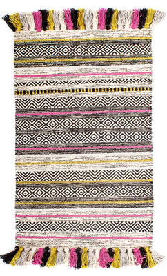 Alfombra Kelim - Tendencia - 96 x 58 cm - multicolor