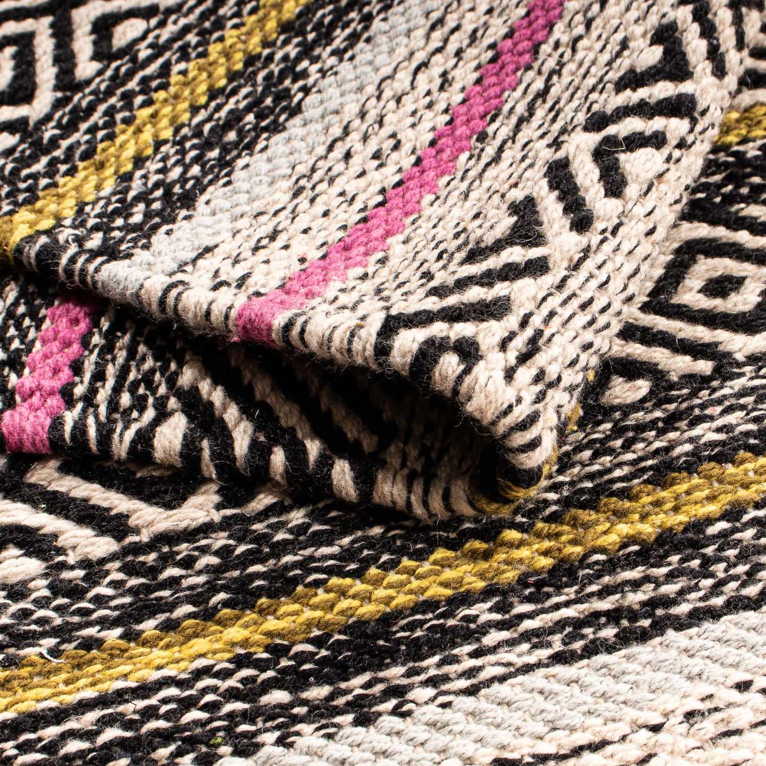 Alfombra Kelim - Tendencia - 96 x 58 cm - multicolor