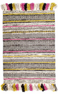 Alfombra Kelim - Tendencia - 90 x 60 cm - multicolor