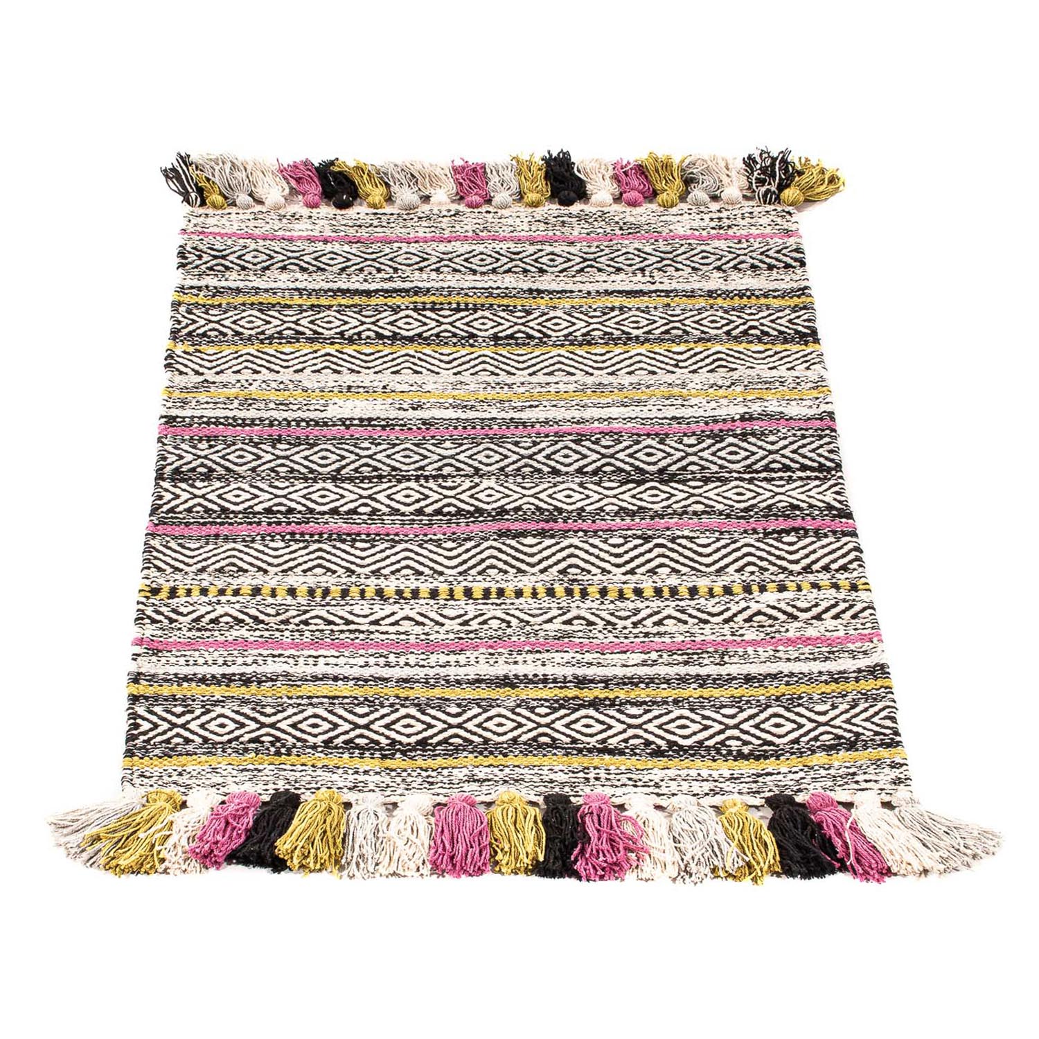Alfombra Kelim - Tendencia - 90 x 60 cm - multicolor