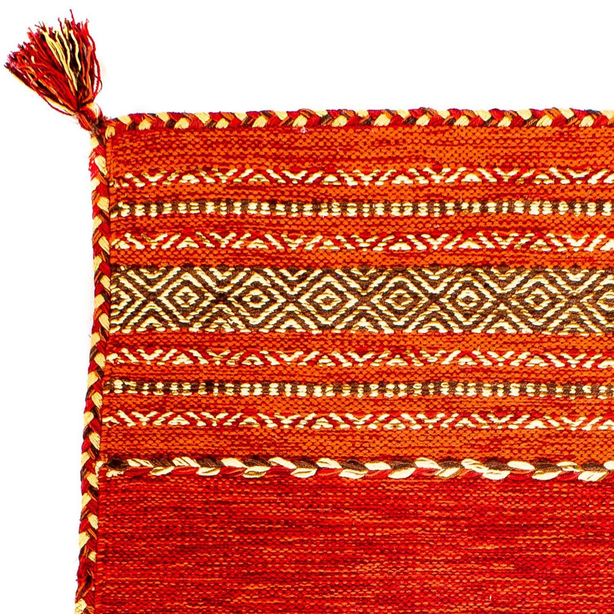 Alfombra Kelim - Tendencia - 90 x 60 cm - rojo