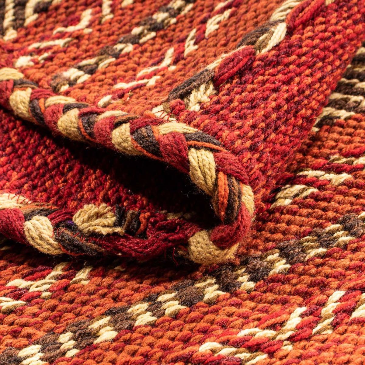 Alfombra Kelim - Tendencia - 90 x 60 cm - rojo