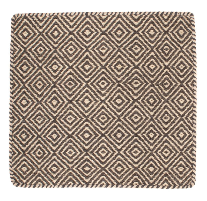 Alfombra Kelim - Tendencia cuadrado  - 45 x 45 cm - multicolor