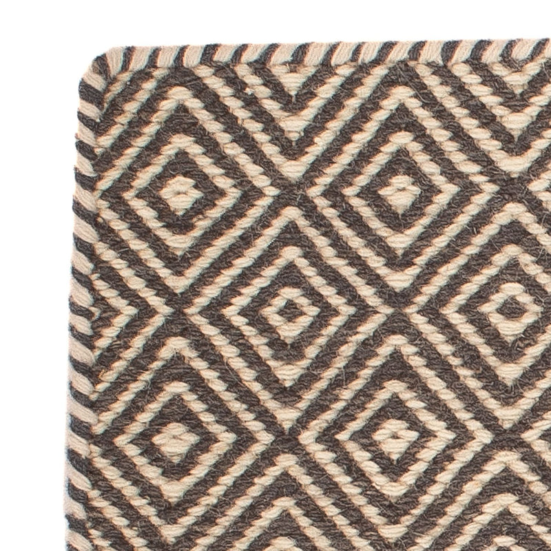 Alfombra Kelim - Tendencia cuadrado  - 45 x 45 cm - multicolor