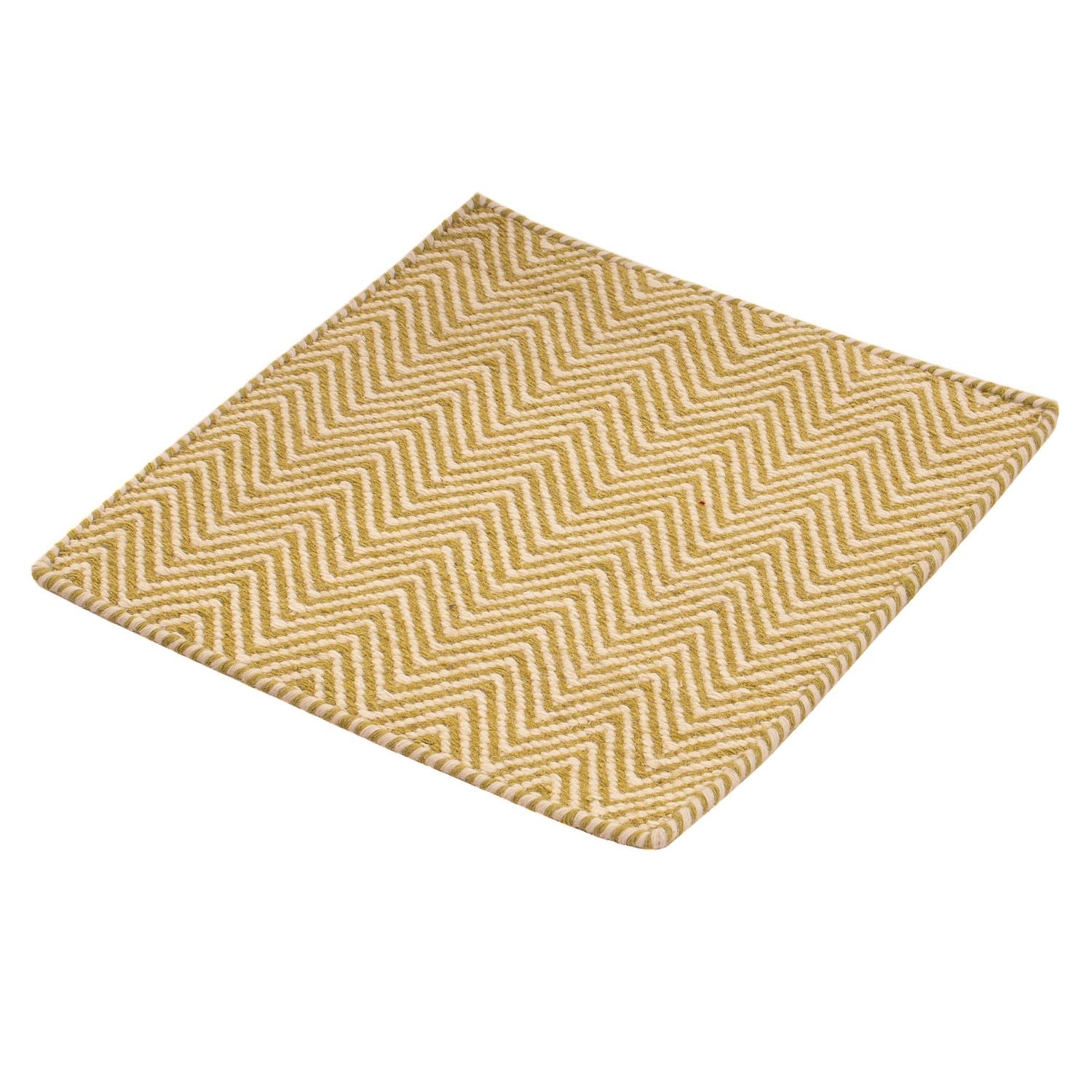 Alfombra Kelim - Tendencia cuadrado  - 46 x 46 cm - multicolor
