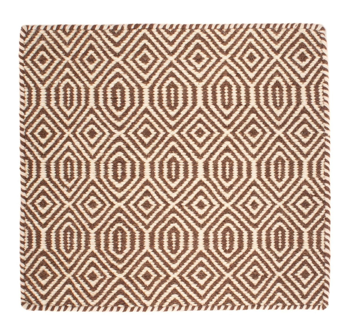 Alfombra Kelim - Tendencia cuadrado  - 45 x 45 cm - multicolor
