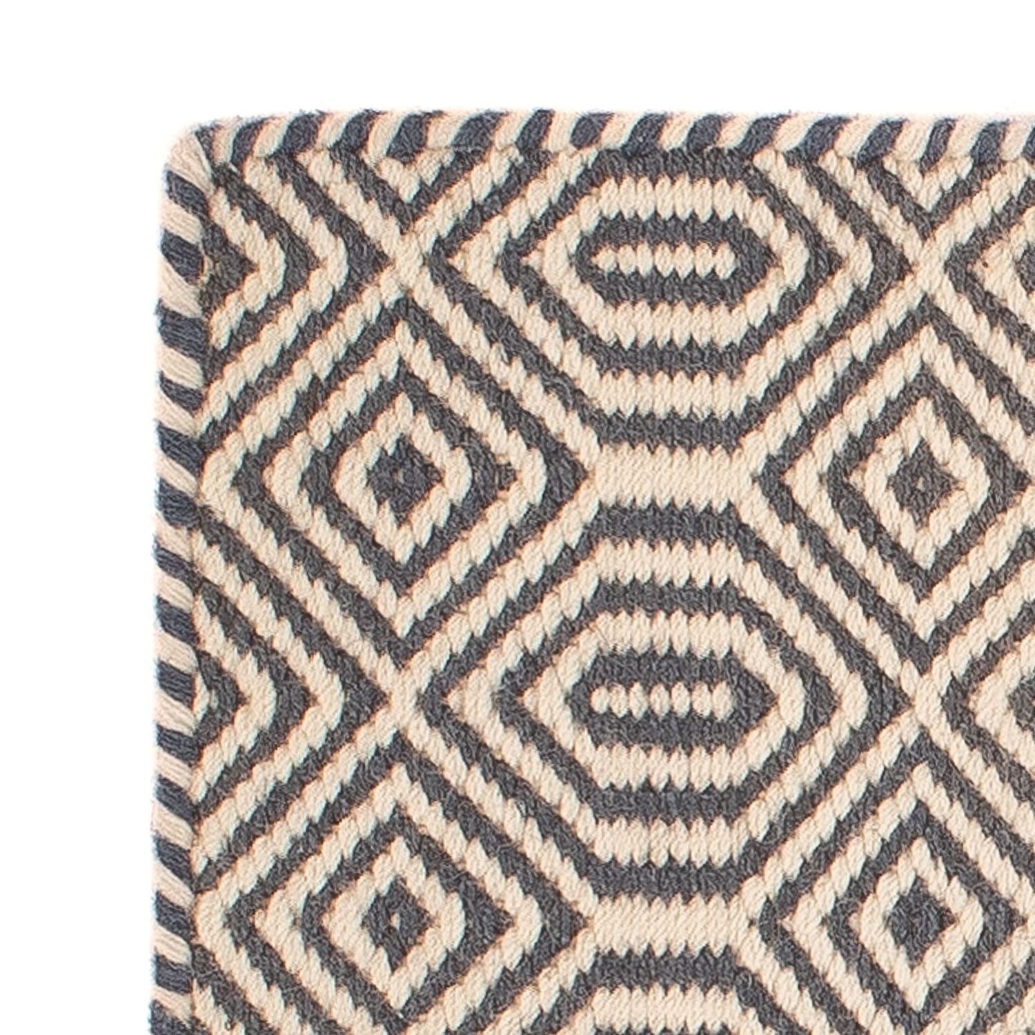 Alfombra Kelim - Tendencia cuadrado  - 47 x 44 cm - multicolor