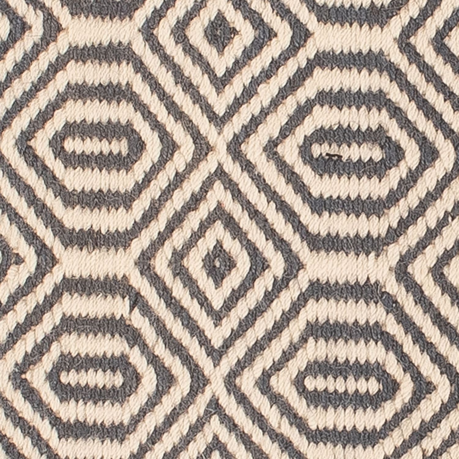 Alfombra Kelim - Tendencia cuadrado  - 47 x 44 cm - multicolor