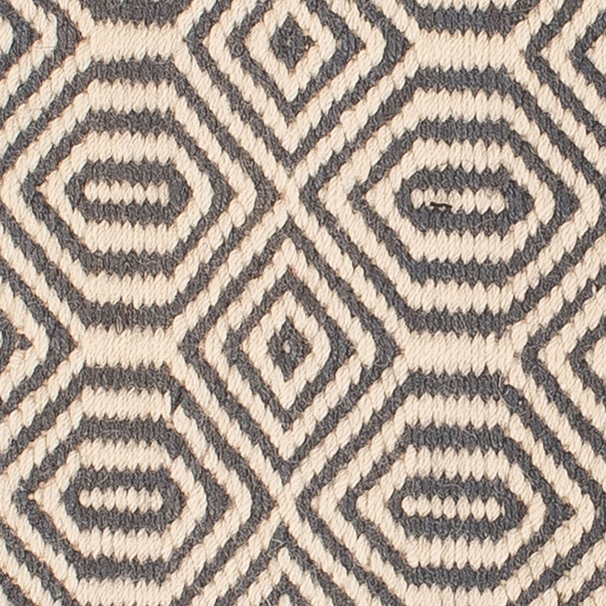 Alfombra Kelim - Tendencia cuadrado  - 47 x 44 cm - multicolor