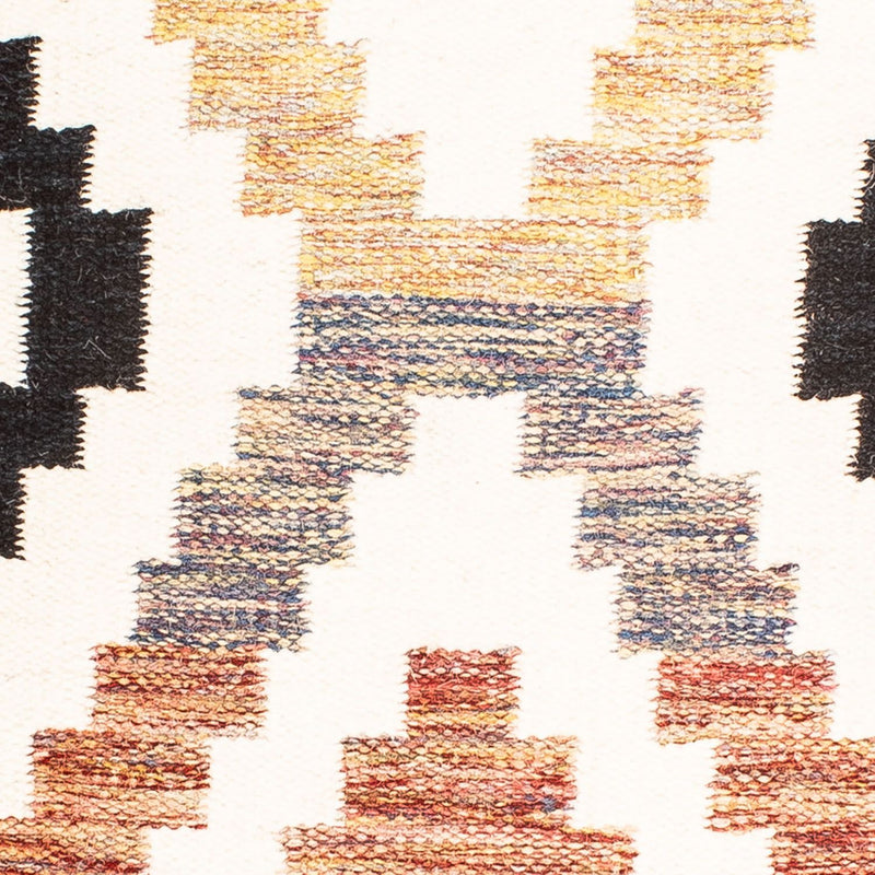 Alfombra Kelim - Tendencia cuadrado  - 69 x 67 cm - beige