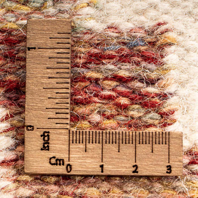 Alfombra Kelim - Tendencia cuadrado  - 69 x 67 cm - beige