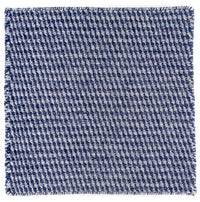 Alfombra Kelim - Tendencia cuadrado  - 63 x 62 cm - azul oscuro