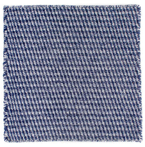 Alfombra Kelim - Tendencia cuadrado  - 63 x 62 cm - azul oscuro