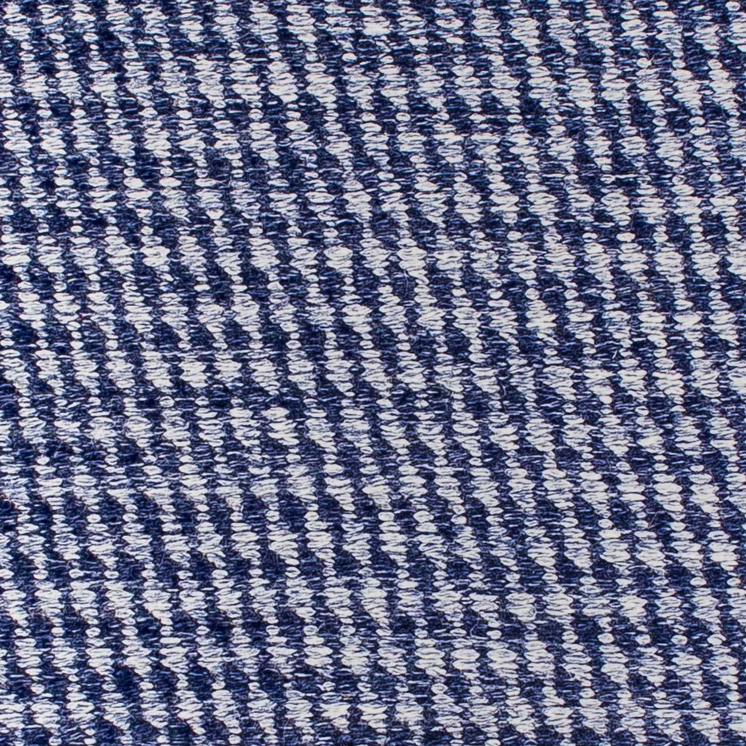 Alfombra Kelim - Tendencia cuadrado  - 63 x 62 cm - azul oscuro