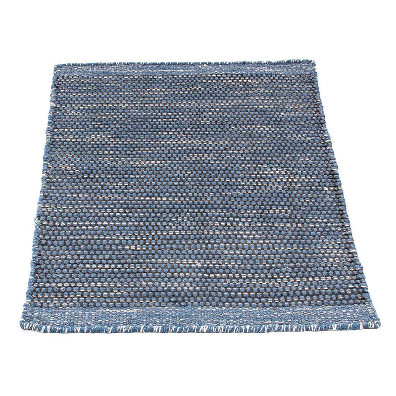 Alfombra Kelim - Tendencia - 88 x 62 cm - azul oscuro