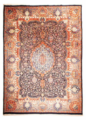 Alfombra persa - Clásica - 400 x 293 cm - azul oscuro