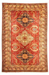 Alfombra Ziegler - Kazak - 296 x 202 cm - rojo