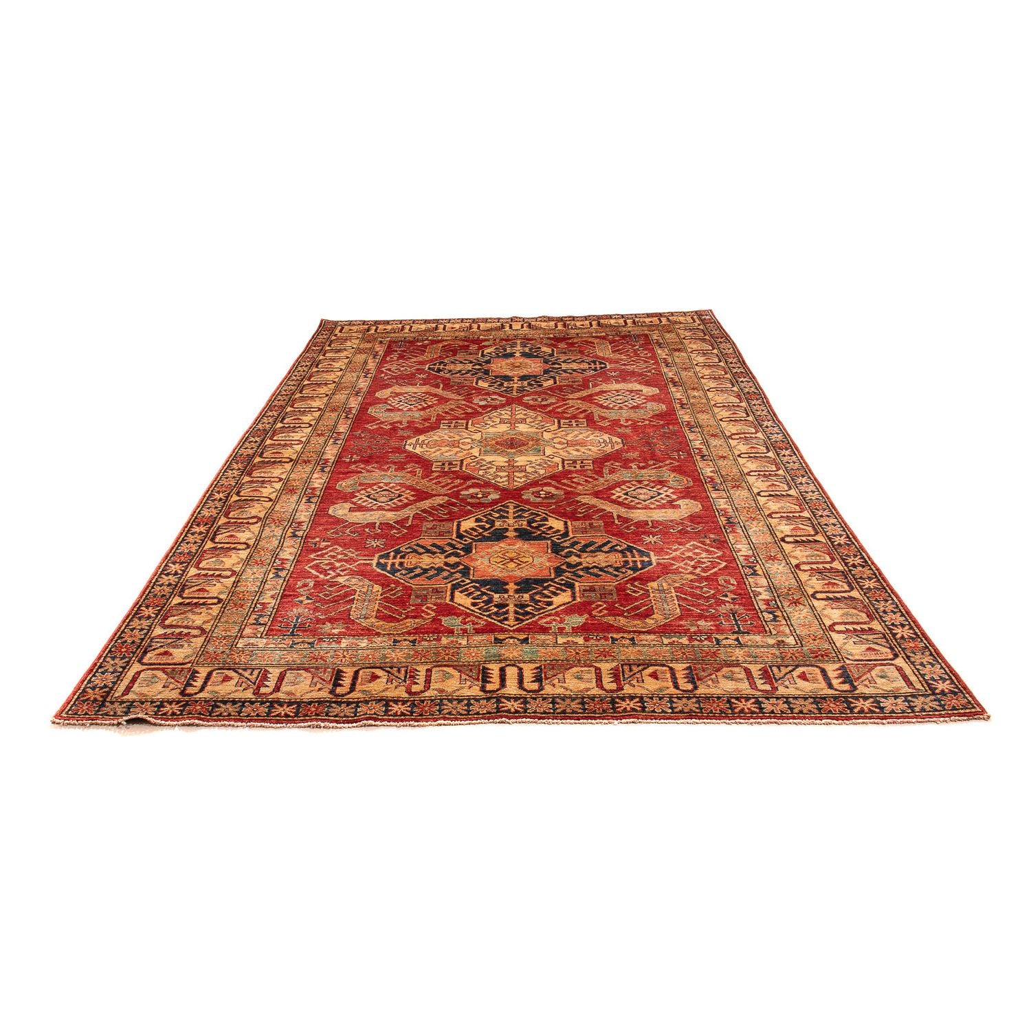 Alfombra Ziegler - Kazak - 296 x 202 cm - rojo