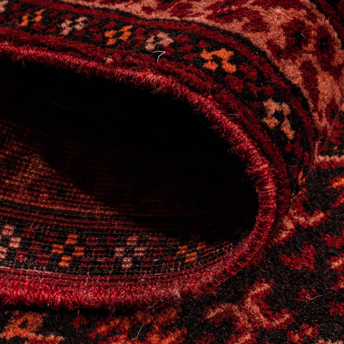 Alfombra Pakistani - 115 x 64 cm - rojo oscuro