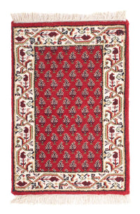 Alfombra oriental - Mir - Indus - 61 x 41 cm - rojo