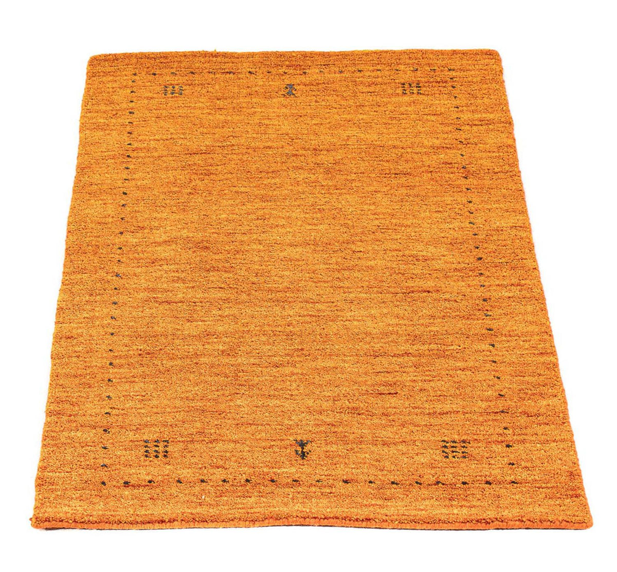 Alfombra Gabbeh - Loribaft Indus - 133 x 70 cm - naranja