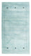 Alfombra Gabbeh - Loribaft Indus - 140 x 70 cm - azul claro