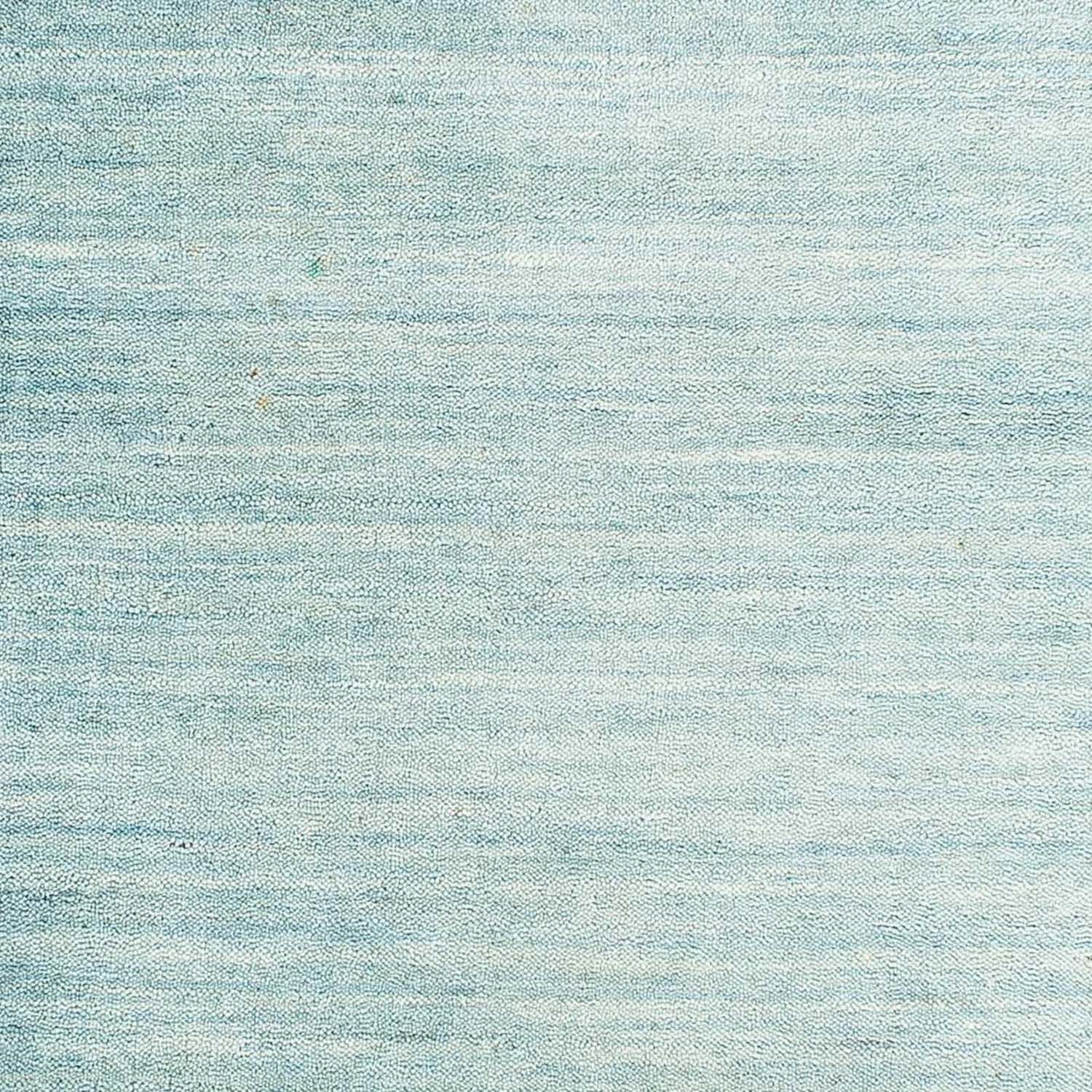 Alfombra Gabbeh - Loribaft Indus - 95 x 65 cm - azul claro