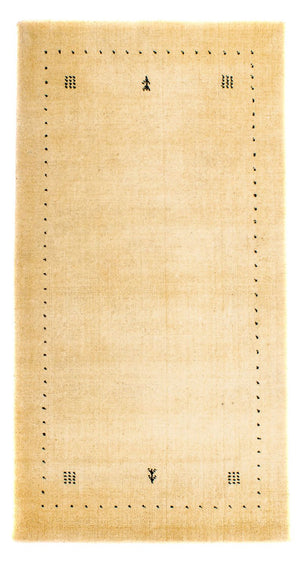 Alfombra Gabbeh - Loribaft Indus - 142 x 73 cm - beige