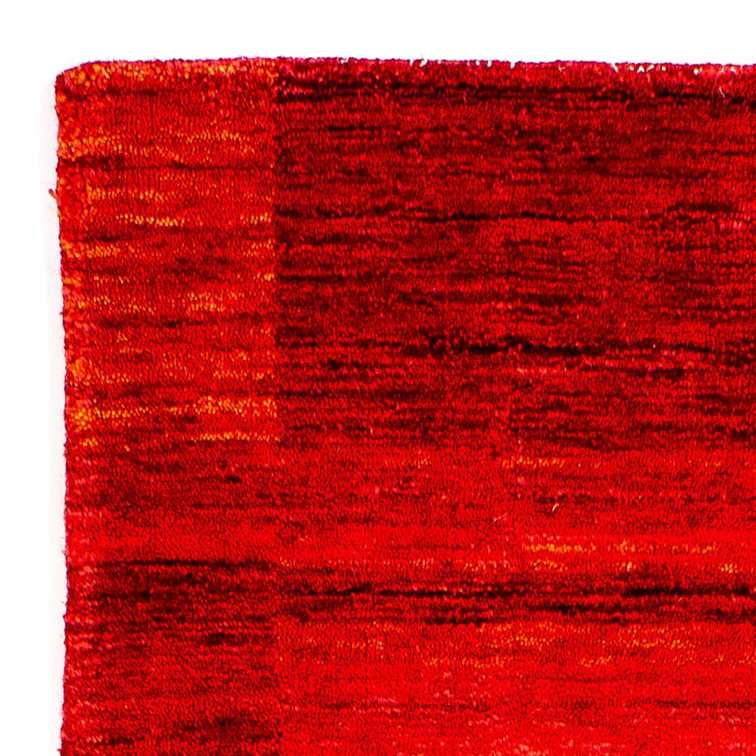 Alfombra Gabbeh - Loribaft Indus - 142 x 77 cm - rojo