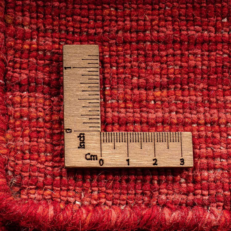 Alfombra Gabbeh - Loribaft Indus - 142 x 77 cm - rojo