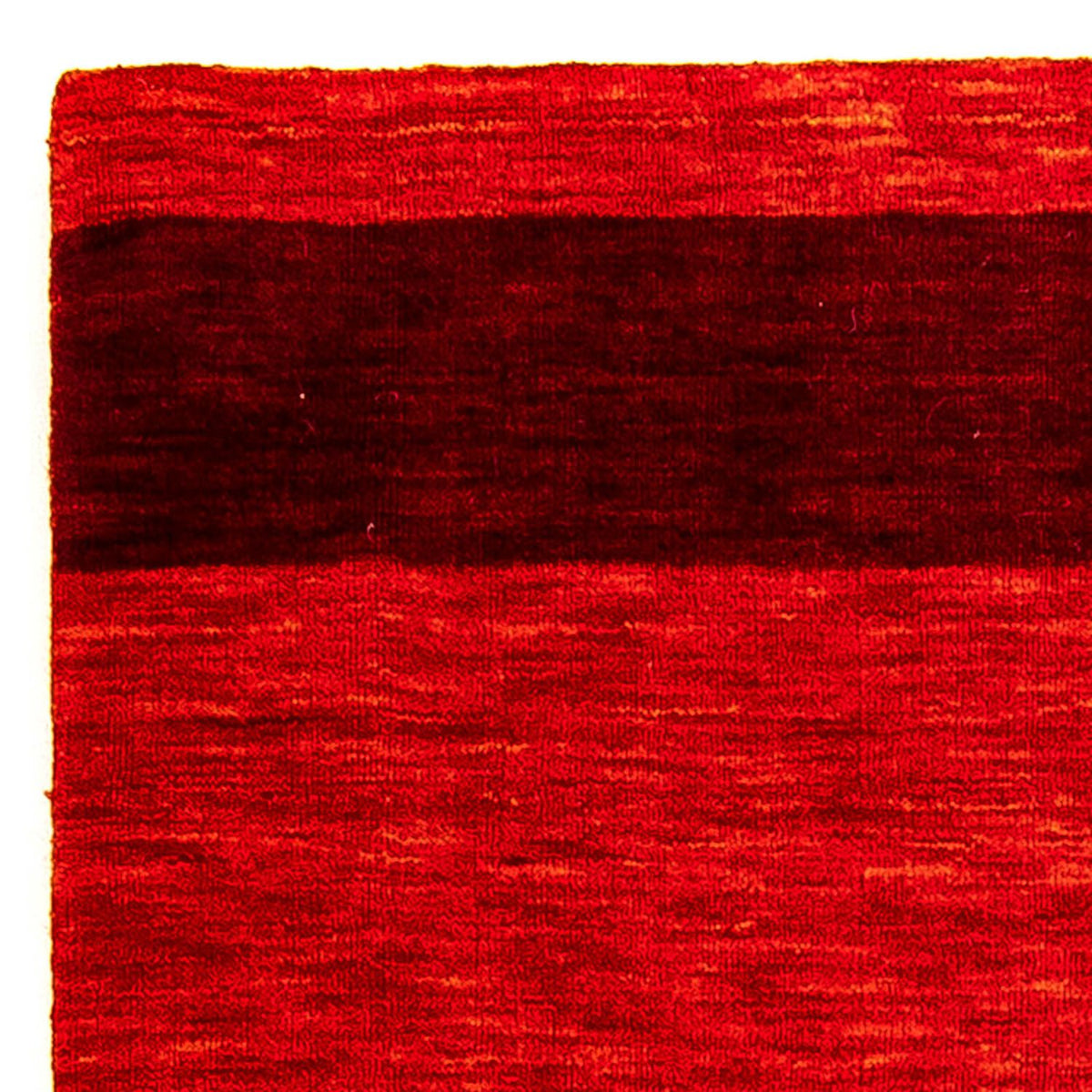 Alfombra Gabbeh - Loribaft Indus - 159 x 93 cm - rojo