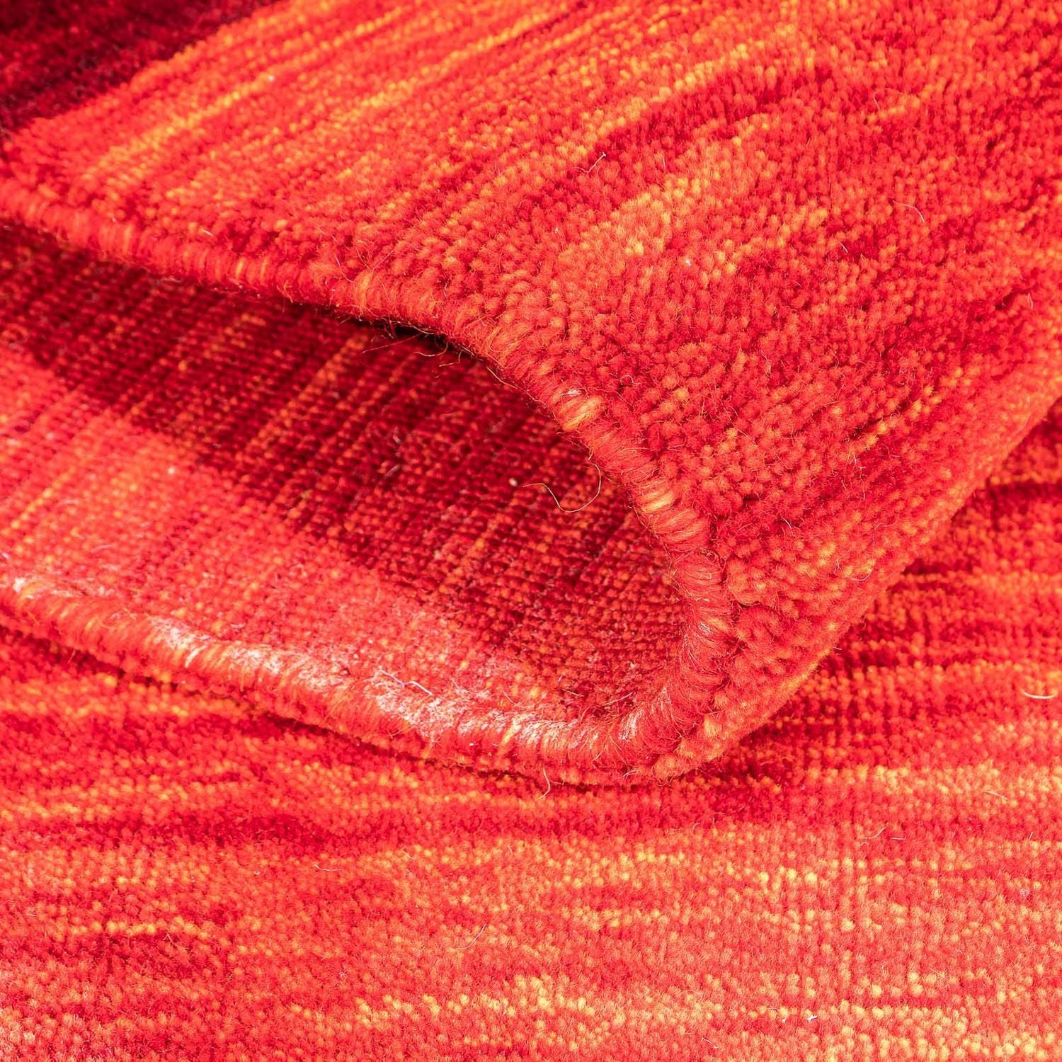 Alfombra Gabbeh - Loribaft Indus - 159 x 93 cm - rojo