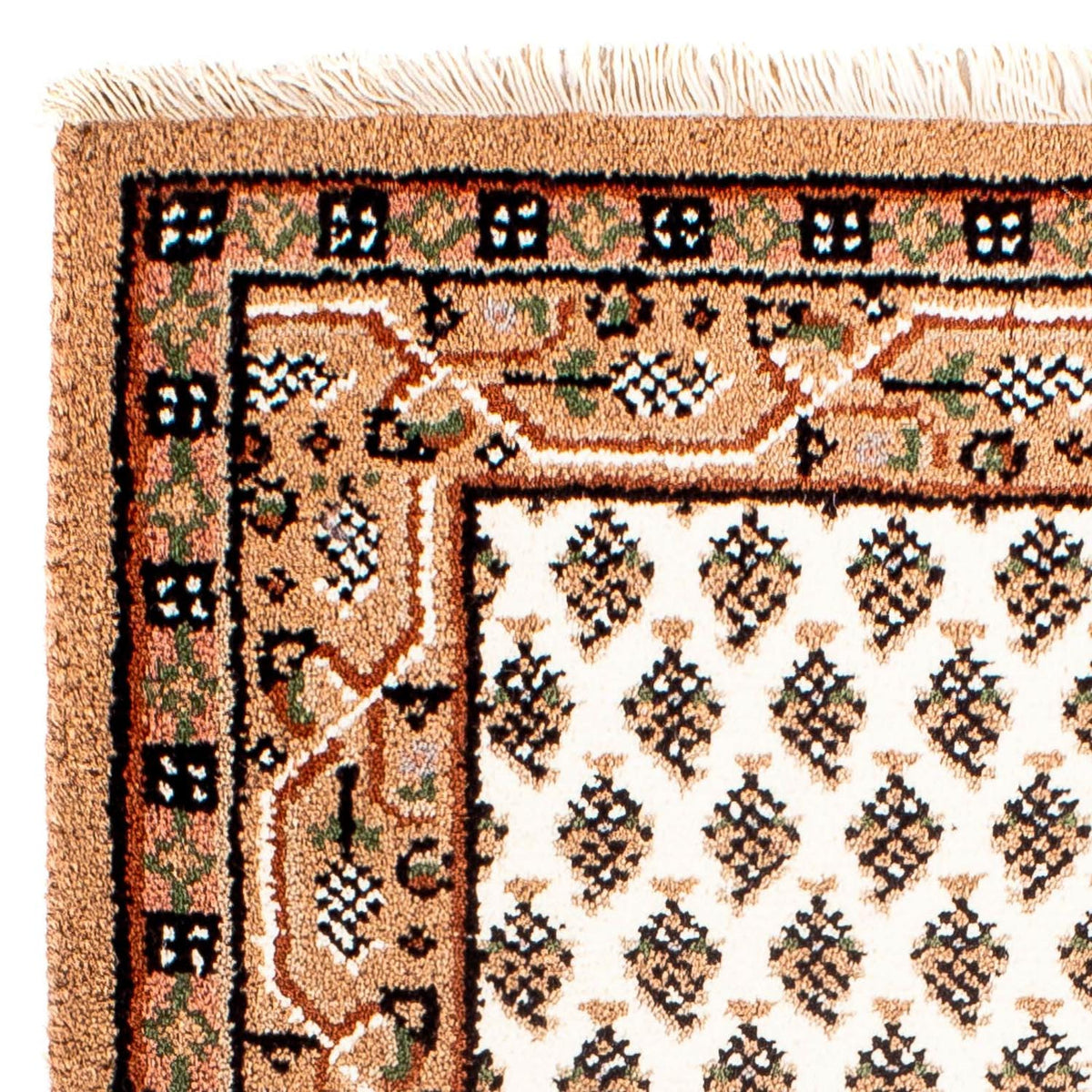 Alfombra de lana - 91 x 61 cm - beige