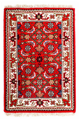 Alfombra oriental - Bidjar - Indus - 90 x 60 cm - rojo