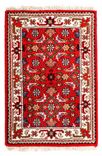 Alfombra oriental - Bidjar - Indus - 90 x 60 cm - rojo