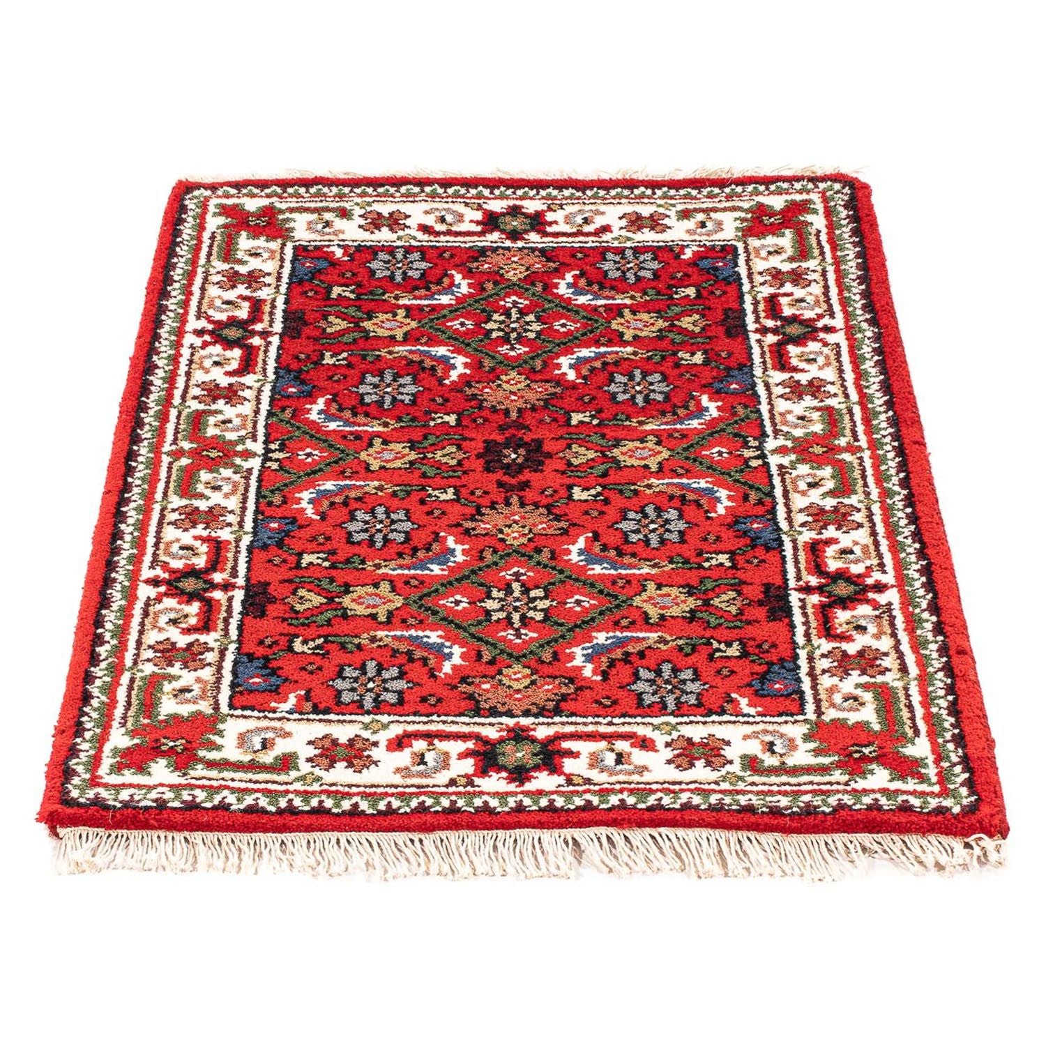 Alfombra oriental - Bidjar - Indus - 90 x 60 cm - rojo