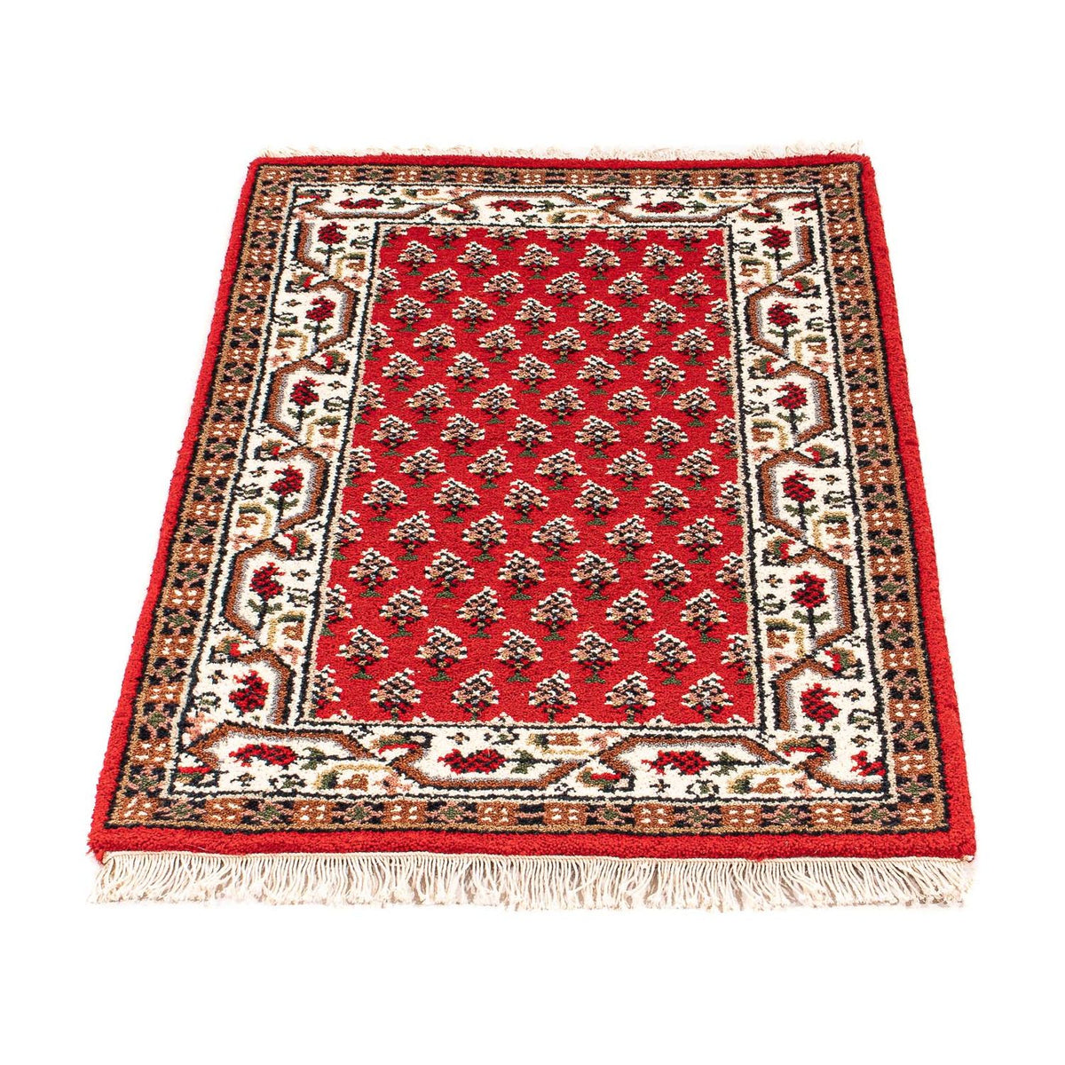 Alfombra oriental - Mir - Indus - 93 x 60 cm - rojo