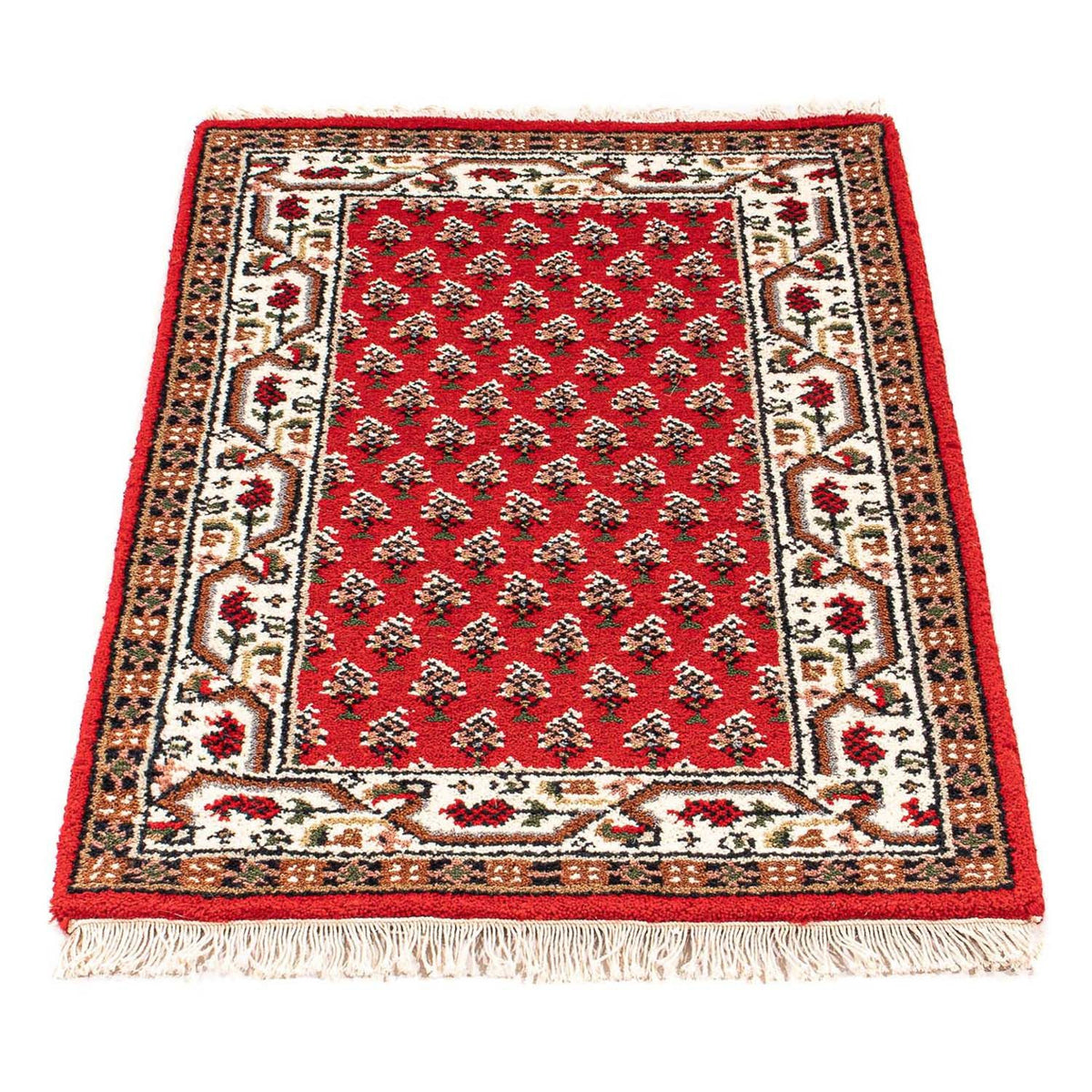 Alfombra oriental - Mir - Indus - 93 x 60 cm - rojo