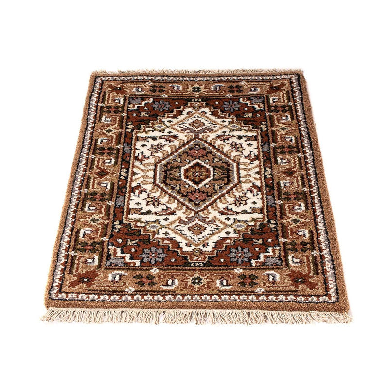 Alfombra oriental - Bidjar - Indus - 91 x 61 cm - beige