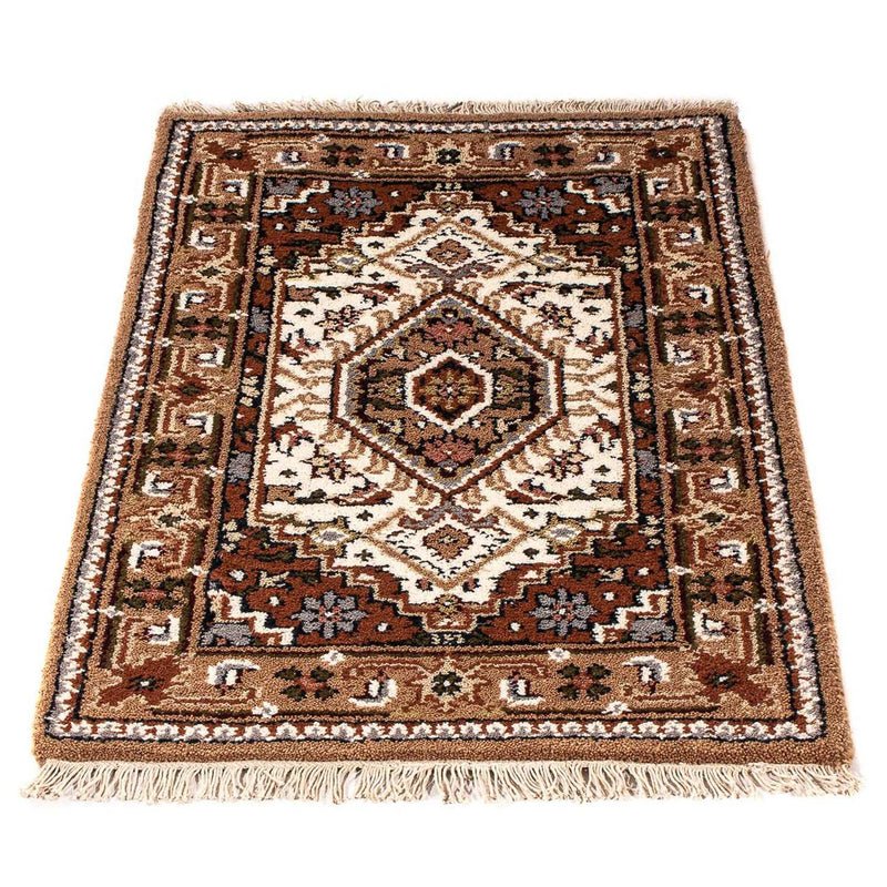 Alfombra oriental - Bidjar - Indus - 91 x 61 cm - beige