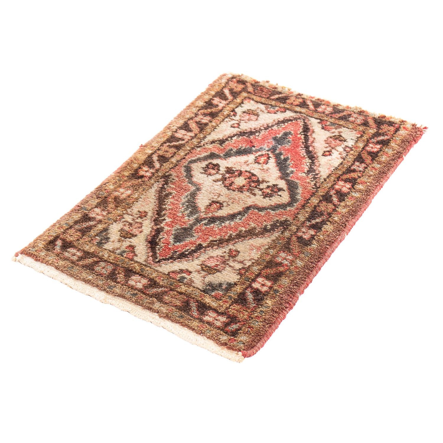 Alfombra persa - Nómada - 60 x 40 cm - marrón claro