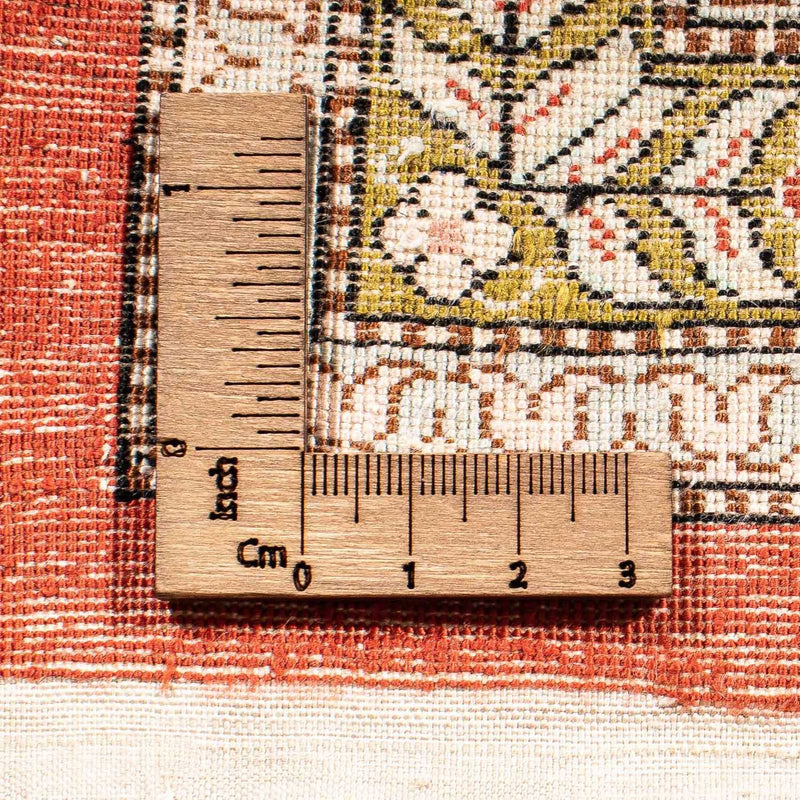 Alfombra de pasillo Alfombra de seda - Seda china - 272 x 71 cm - rojo